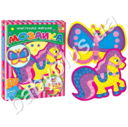 Набір для творчості Фігурне мозаїка, Конячка, Vladi Toys