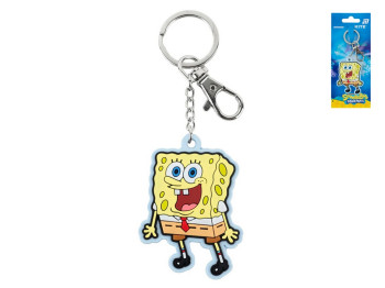 Брелок-підвіска SpongeBob SquarePants, 6,7×4,8 см, гумовий, Kite