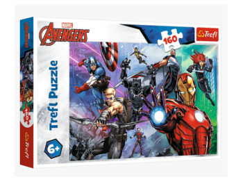 Пазл Trefl The Avengers Герои всегда готовы, 160 деталей