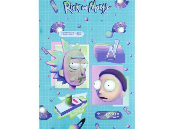 Блокнот термобиндер А5. 64 листа. Rick & Morty. Kite RM23-193-2