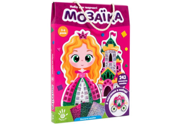 Набір для творчості, Блискуча мозаїка, Принцеса, Vladi Toys
