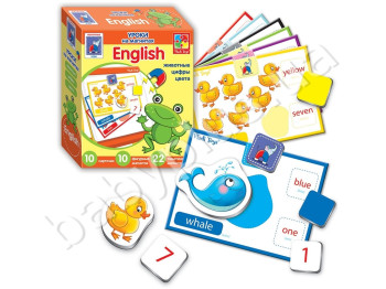 Англійська мова на магнітах Тварини, Vladi Toys