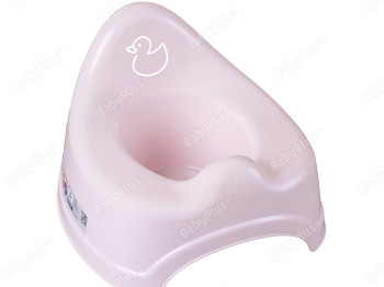 Горшок с музыкой светло-розовый Утенок. Tega Baby PO-072-130