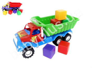 Грузовик Орел экстра (3-осный) с кубиками. KinderWay KW-07-713-5