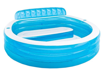 Басейн дитячий з надувним сидінням Family Pool. Intex 57190