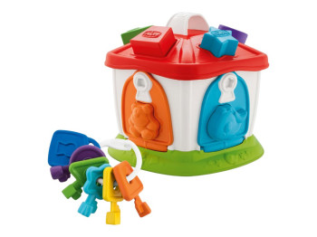 Игрушка-сортер Зоодомик, с фигурками и ключиками, Chicco