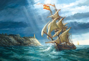 Пазли Буря, 1500 елементів, Castorland
