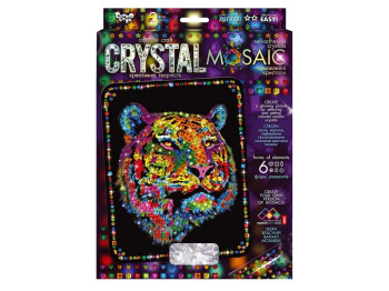Набір для творчості CRYSTAL MOSAIC Тигр, Danko Toys