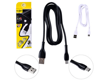 Кабель USB to Type-C 2,4A 1,0м, KLGO