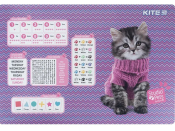 Підкладка настільна Studio Pets 42,5х29см, Kite
