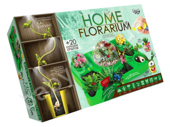 Набір для вирощування рослин HOME FLORARIUM. Danko Toys HFL-01-01. Рос
