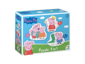 Пазл 3в1 Peppa Pig. DoDo 200338