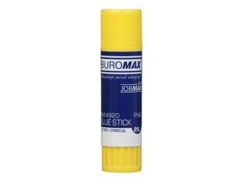 Клей-олівець PVA JOBMAX 25 грам, Buromax BM.4920