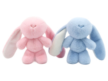 Мягкая игрушка Кролик с длинными ушками, 30 см, 2 цвета, TJ517 (цена за 1шт)