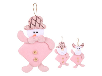 Фігурка-підвіска новорічна Santa&Co 20см M48024