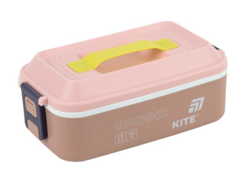 Ланчбокс Kite K25-1183-1, 1000 мл, з ручкою, бежевий, Kite
