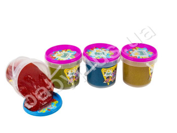 Слайм. TM Mr Boo 80047. Small Boo GLITTER. У відрі 0,6 л.