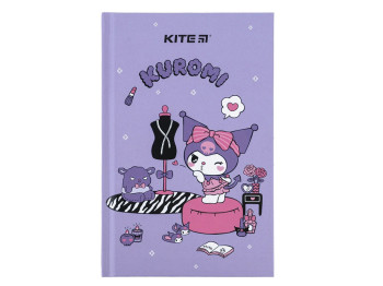 Книга записная в твердом переплете на 80 листов А6 в клетку, Kuromi, Kite
