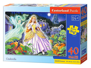 Пазли Попелюшка, 40 елементів, Castorland