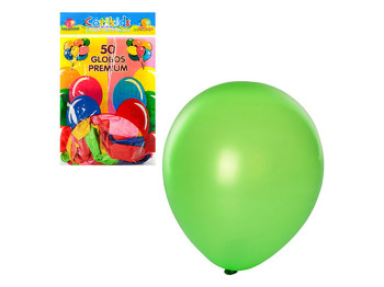 Кульки надувні 10 дюймів. MK 0012. Мікс кольорів. 50шт в кульку