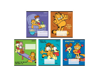 Тетрадь в линию 18 листов. Garfield Retro. Kite GF24-237