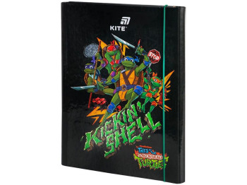Папка для трудового навчання А4 з еластичною гумкою, Ninja Turtles, Kite