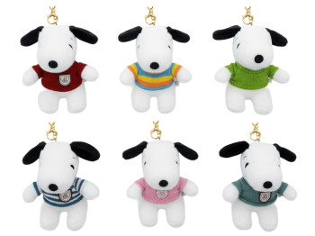 Брелок мягкая игрушка Snoopy в свитере, 22 см, подвесной аксессуар, микс видов (цена за 1шт)