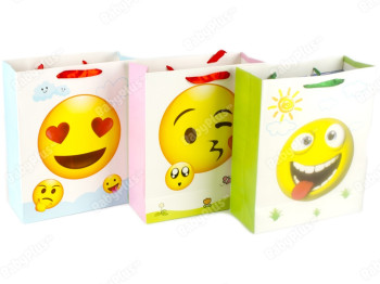 Пакет подарунковий паперовий Smile 26x32см