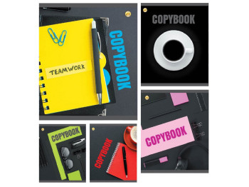 Зошит у клітинку тверда обкладинка Copybook, 96 аркушів (ціна за 1шт)