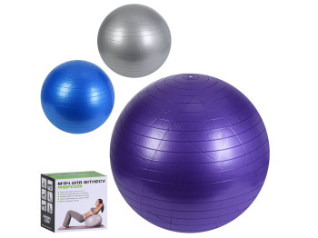 Мяч для фитнеса-75см, Фитбол, ПВХ, 3 цвета, Profi M 0277-2 U/R