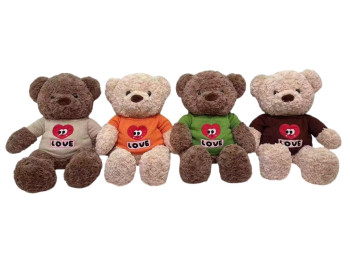 Мягкая игрушка Мишка в свитере, 125 см, микс видов