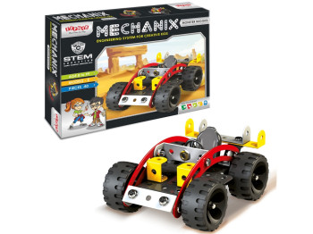 Металевий конструктор MECHANIX Монстер Баггі. 80 елементів. 5 моделей. ZEPHYR 01017