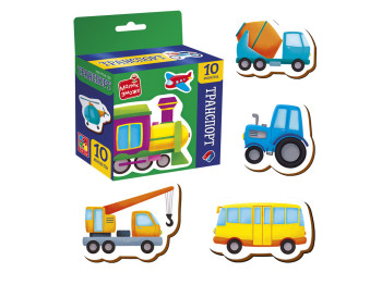 Набір магнітів Транспорт, Vladi Toys