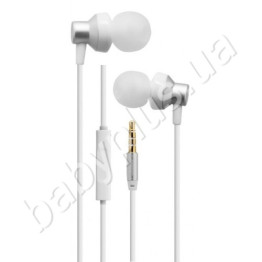 Навушники провідні RM-512 Metal Wired Music Headse. Remax White