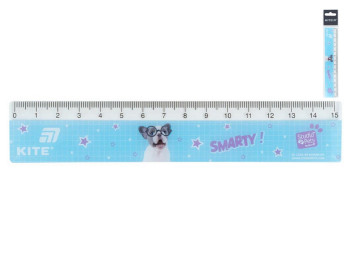Лінійка пластикова Kite Studio Pets SP26-090, 15 см