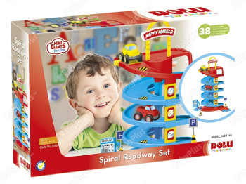 Гараж 4 этажа, 38 деталей, DOLU Toy Factory
