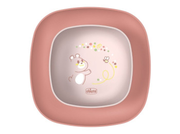 Набір тарілок Dish Set , 12м+, 2 предмети, рожевий, Chicco