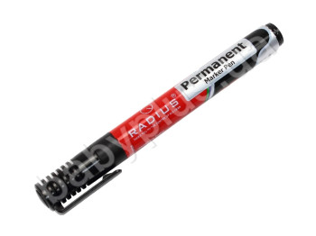 Маркер  круглый перманентный чёрный Marco Radius Marker-CH