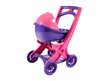 Коляска для кукол с люлькой 0121/02, 57 см, 4 колеса, Doloni Toys