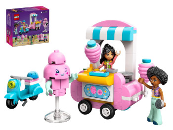 Конструктор LEGO Friends Ятка со сладкой ватой и скутер, 110 деталей
