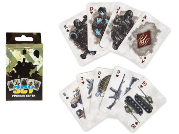 Карточная игра классическая ВСУ, 11 см, игровая колода, Strateg
