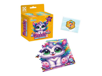 Гра розвиваюча пазли та сквіш-сюрприз Кошеня з крилами, Vladi Toys VT8030-11