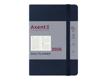 Ежедневник Axent Pocket Strong 2026, А5, синий