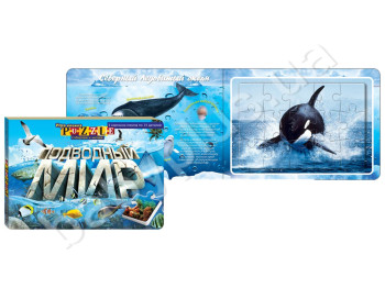 Книга з пазлами Підводний світ, Danko Toys