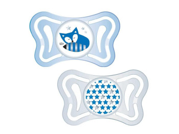 Пустышка силиконовая Physio Light 2 шт, Chicco