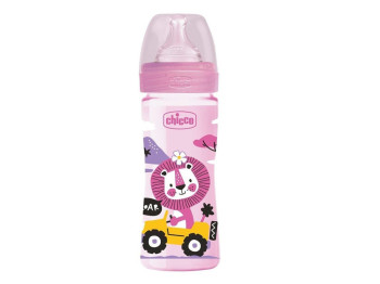 Пляшечка пластикова Well-Being Physio Colors 250 мл, Chicco