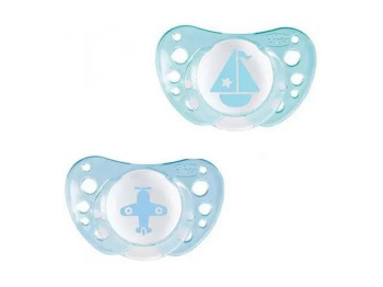 Пустышка силиконовая Physio Air 2 шт, Chicco