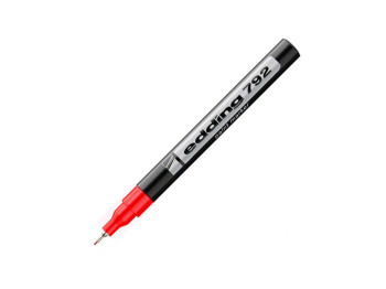Маркер Paint тонкий червоний 0,8 мм. Edding e-792/02