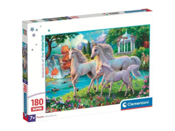 Пазли 180 елементів, Єдинороги, Clementoni 29794
