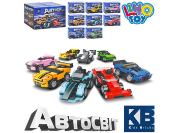 Конструктор Машинки. KB 6001. Від 45 деталей (ціна за 1шт)